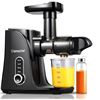 Image 1 : AMZCHEF Slow Juicer Machine - Cold Press Juicer with Two Speed Modes and LED Display - Masticating J