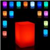 Image 1 : Mr.Go 10cm/4-inch Rechargeable LED Light Cube, Color Changing LED Cube Lamp, Square Night Light for 