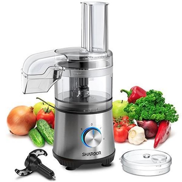 Shardor Multifunctional Mini Food Processor FP818S 2.1-Cup Food Processor Vegetable Chopper for Chop