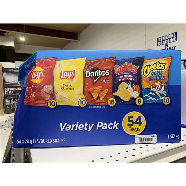 Variety Pack Chips 54 x 28g
