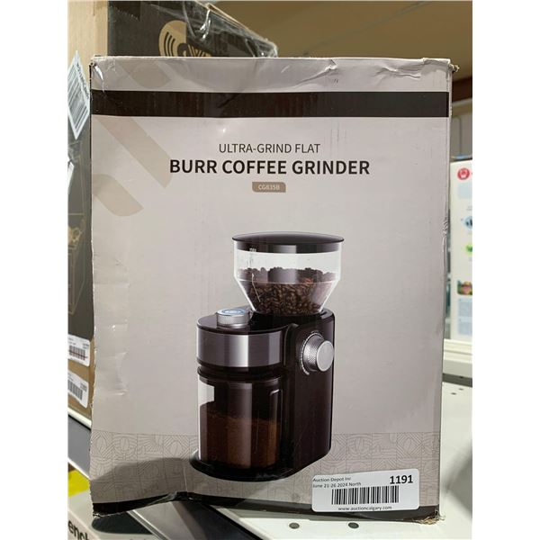 Ultra Grind Flat Burr Coffee Grinder Model CG835B