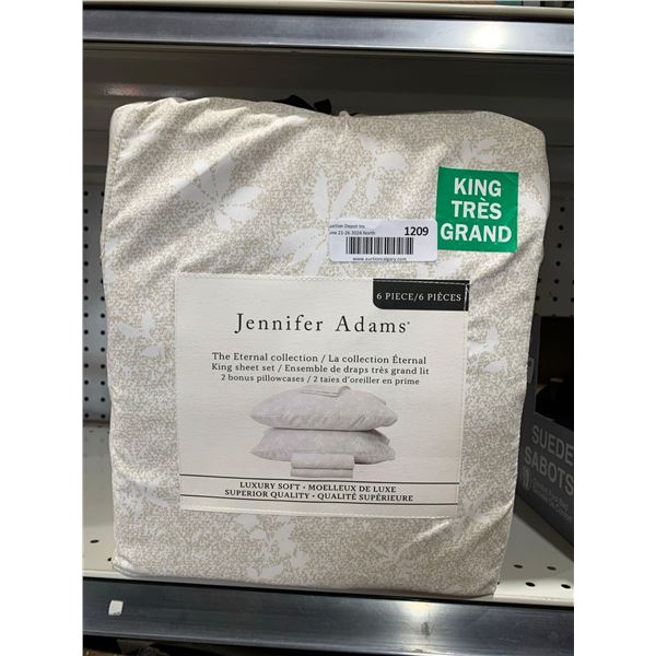 Jennifer Adams King Sheet Set 6 Piece
