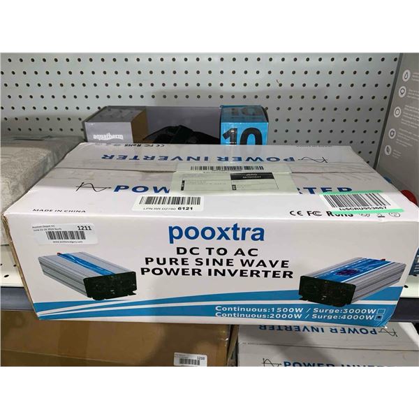 Pooxtra DC to AC Pure Sine Wave Power Inverter Continuous 2000w / Surge 4000w