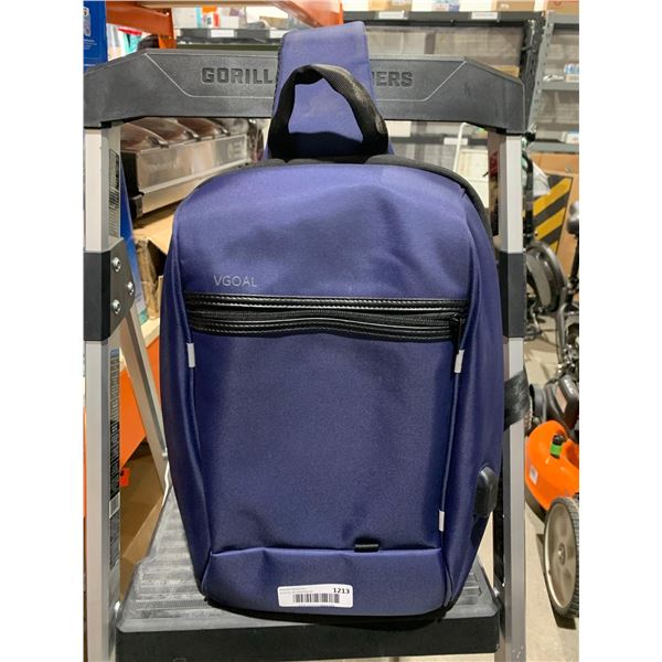 VGOAL 13.3Inch Laptop Sling Bag Crossbody Messenger Bag with USB Charging Port for Men and Women