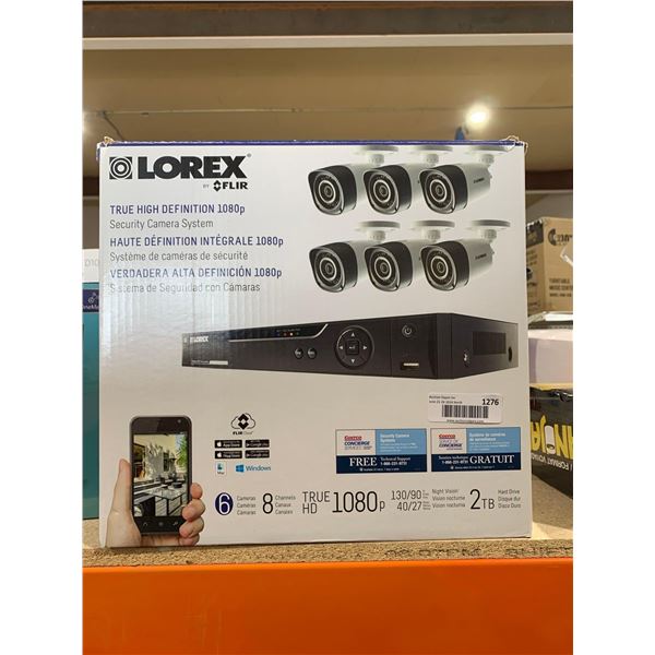 Lorex by Flir Security Camera System 6 Cameras 8 Channels