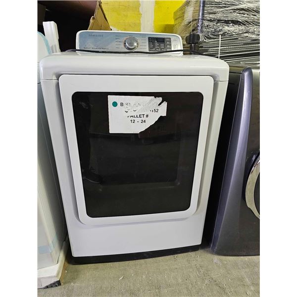 Samsung DVG50M7450W/A3  7.4 Cu. Ft. Gas Dryer With Steam **SCRATCH & DENT***