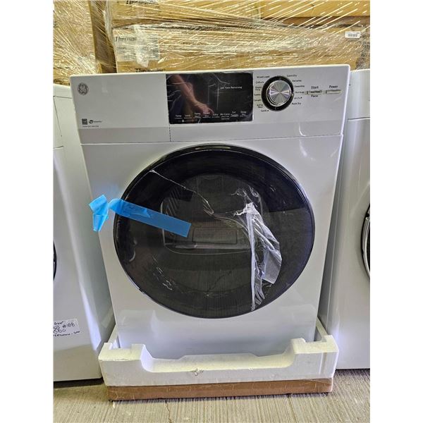 GE GFD14JSINWW Electric Dryer, 24 inch Width, 4.1 cu. ft. Capacity, 3 Temperature Settings, Stackabl