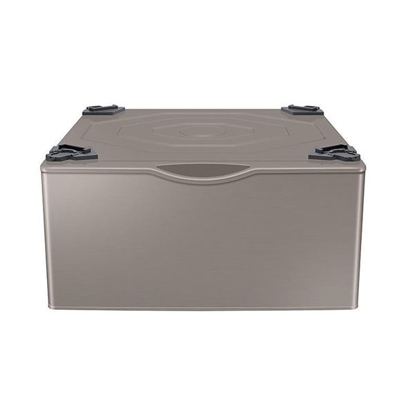 Samsung WE402NC  Pedestal for 27" Front Load Washer & Dryer  Dimensions (WxHxD) 27” x 13.6[