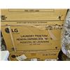 Image 2 : LG WDP4B  Laundry Pedestal - Black  Dimensions (WxHxD) 27” x 13.6” x 27.4[x=#8221/