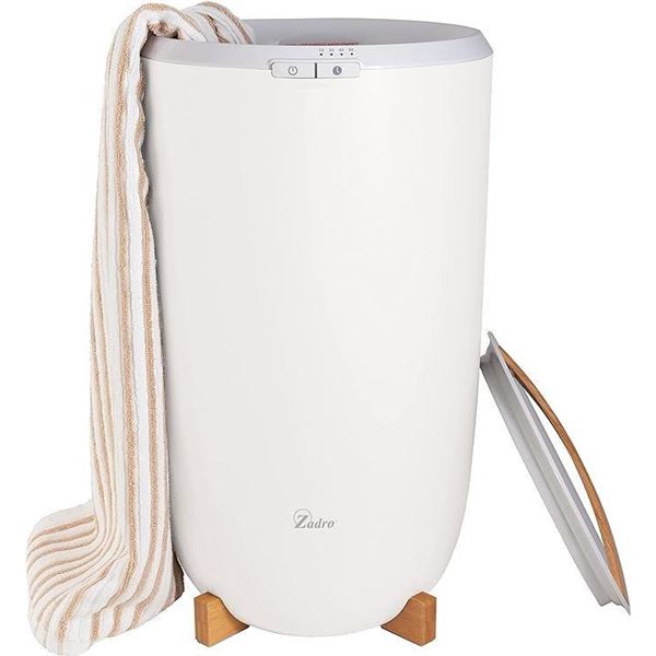 Zadro Large Hot Towel Warmer Bucket Timer Electric Towel Warmer for Bathroom Auto-Shut Off Heated To