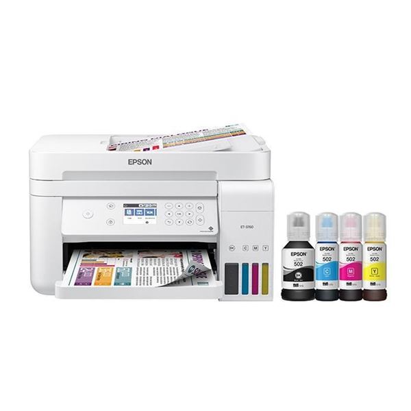 EcoTank ET-3760 All-in-One Cartridge-Free Supertank Printer