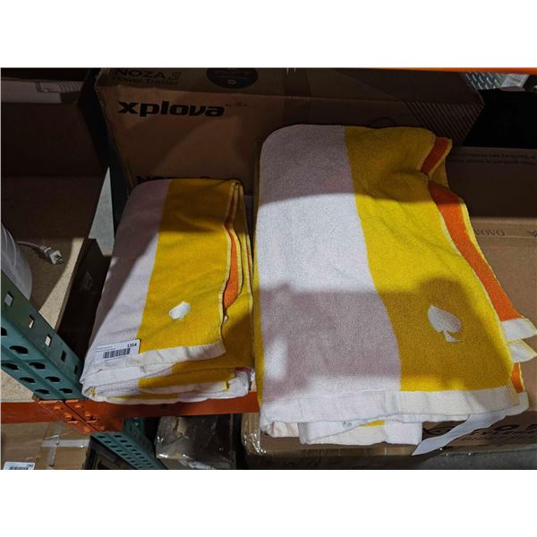 Lot of 2  Kate Spade 40x72"  Beach Towel