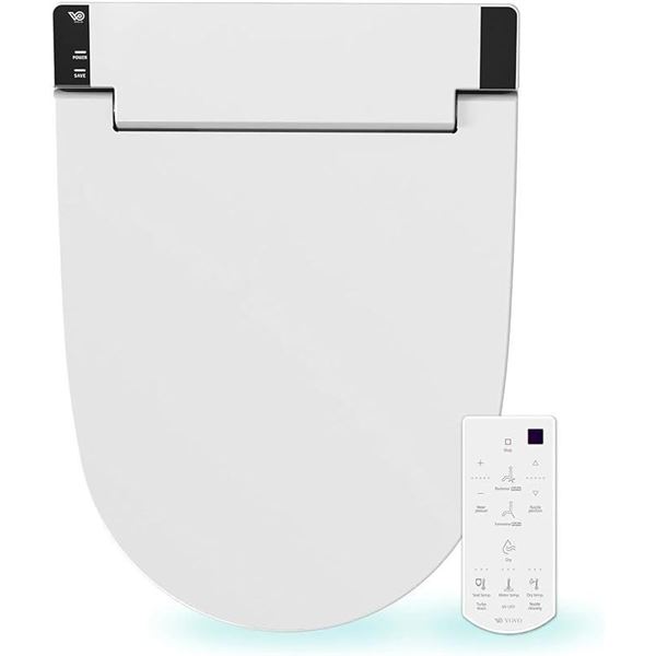 VOVO VB-6000SE Electric Smart Bidet Toilet Seat with Dryer, Heated Toilet Seat, Warm Water, Full Sta