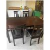 Image 4 : Wooden Dining Table with 6 Chairs