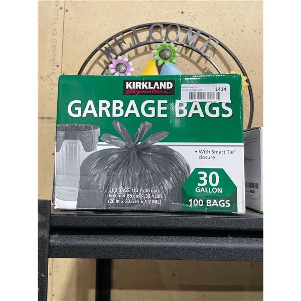 Kirkland 30 Gallon 100 Garbage Bags