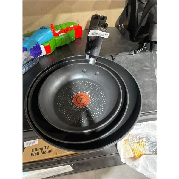 T-fal Non-Stick 3 Piece Frying Pan Set