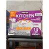 Image 1 : Kirkland Signature Kitchen Flex Tech 13 Gallon Garbage Bags, 200 Bags