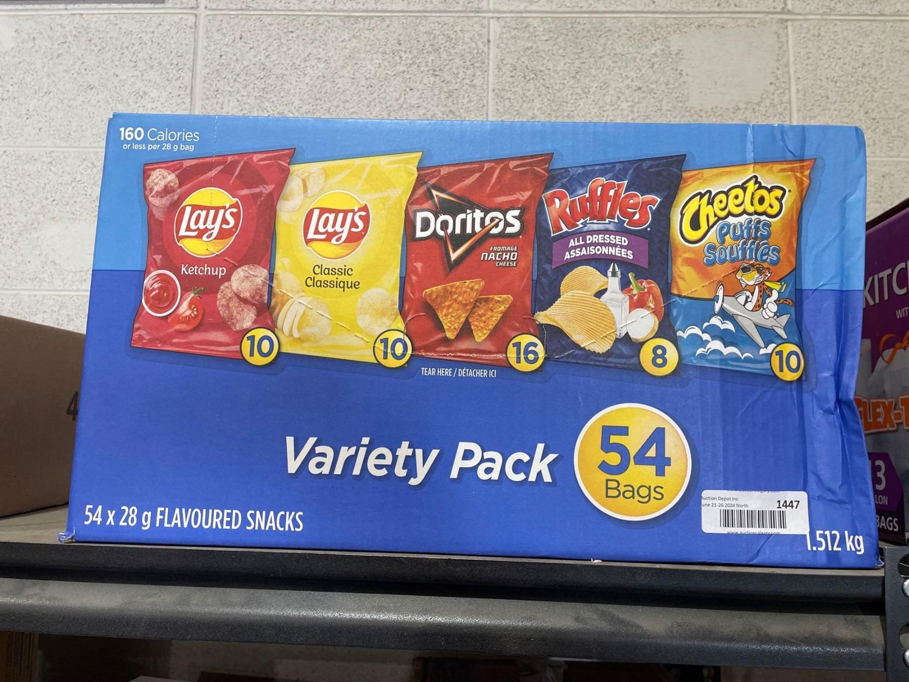 Box Cips Variety Pack Box of Chips