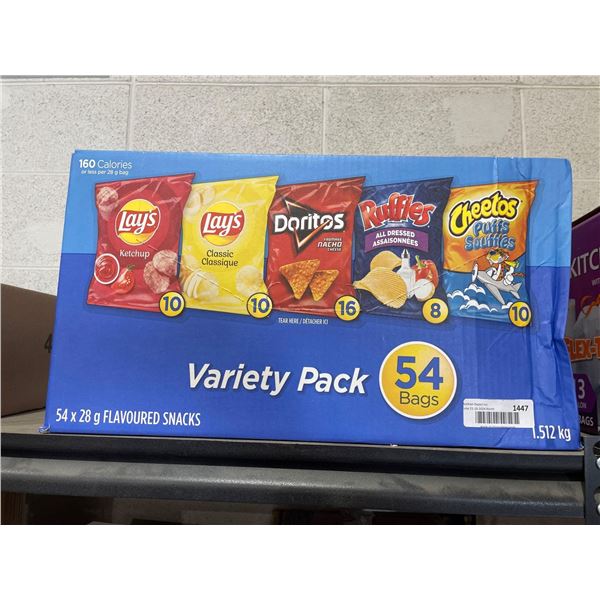 Variety Pack Box of Chips