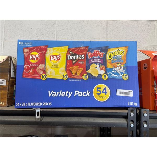 54 Bag Variety Pack of Chips
