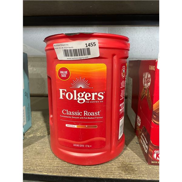 Folgers Classic Roast Coffee 1.21kg
