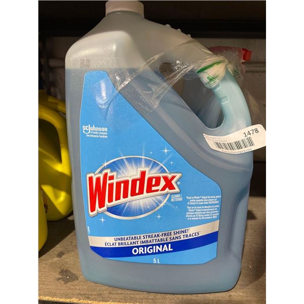 Windex Original 5L Refill Jug with Sprayer Bottle
