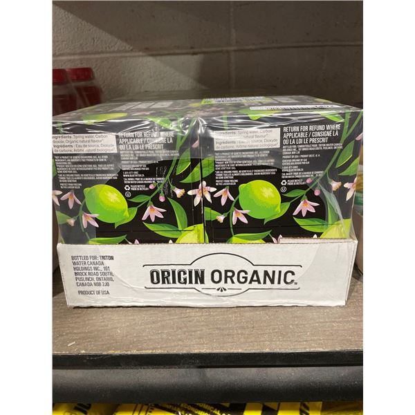 Organic Lime Sparkling Water - 16 x 355mL