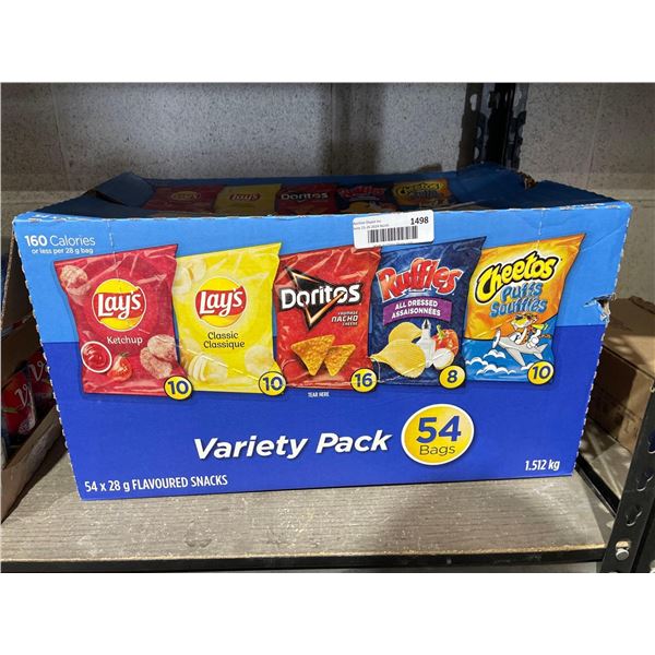 Variety Pack of Chips 54 Bags