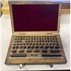 Image 1 : Rectangular Gage Block Set 81 PC 0.050-4" Grade 3 w/ wood case