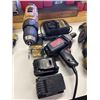 Image 2 : Lot of (2) Drills, Disc Grinder, & Batteries