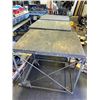 Image 2 : Lot of (3) Rolling Shop Tables