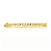 Image 4 : Vintage Victorian Revival 14k Gold 2 ctw Ruby Engraved Side Hinged Bangle Bracel