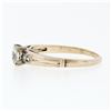 Image 6 : Antique 18K & 14K Gold Old European Diamond Solitaire Engagement or Promise Ring