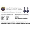 Image 3 : 3.98 ctw Diamond Dangle Earrings