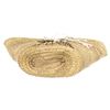 Image 4 : Celine Neutral Woven Embroidered Straw Classic Panier Bucket Bag