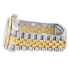 Image 5 : Rolex Mens Two Tone Sapphire Quickset Champagne Jubilee Diamond Dial Datejust Wi