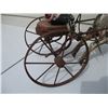 Image 7 : Wooden Horse, Jockey, and Cart - 20L x 15Tall - Very Old