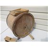 Image 2 : Wooden Butter Churn Complete w/ Butter Press and Crank - 16" Tall