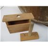 Image 8 : Wooden Butter Churn Complete w/ Butter Press and Crank - 16" Tall