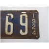 Image 4 : Saskatchewan Low Number Licence Plate - 1924