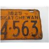 Image 3 : Saskatchewan Licence Plate - 1929