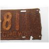 Image 3 : Saskatchewan Licence Plate - 1931