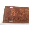 Image 2 : Saskatchewan Licence Plate - 1938