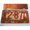 Image 2 : Pair of Saskatchewan Licence Plates - 1940