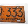 Image 3 : Saskatchewan Licence Plate - 1942