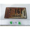 Image 1 : Saskatchewan Trailer Licence Plate - 1948