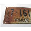Image 2 : Saskatchewan Trailer Licence Plate - 1948