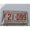 Image 2 : Pair of Saskatchewan Licence Plates - 1958
