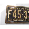 Image 2 : Saskatchewan Licence Plate - 1952