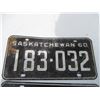 Image 3 : Pair of Saskatchewan Licence Plates - 1960